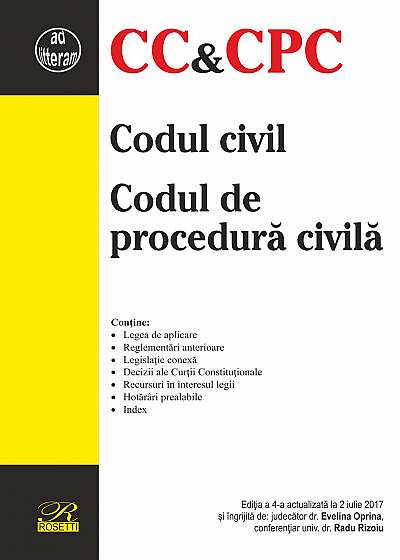 Codul civil - Codul de procedura civila