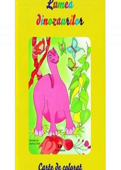 Lumea dinozaurilor carte de colorat
