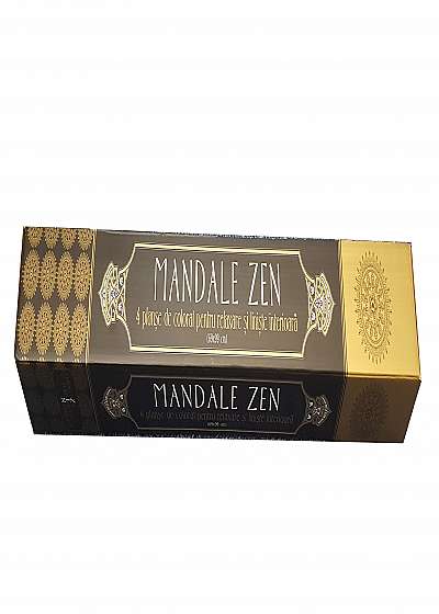 Coperta cărții Mandale Zen. 4 planse de colorat pentru relaxare si liniste interioara