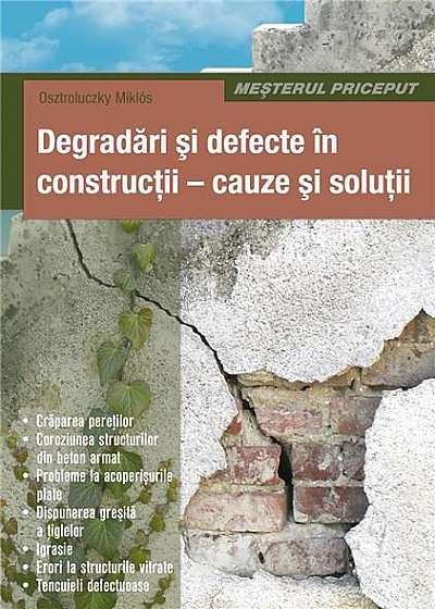 Degradari si defecte in constructii