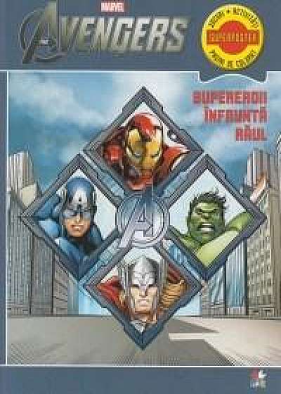 Coperta cărții The Marvel Avengers - Supereroii infrunta raul