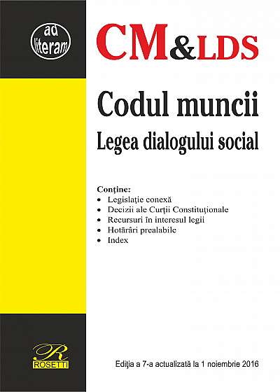 Codul muncii & Legea dialogului social