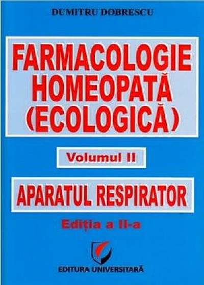 Farmacologie homeopata (ecologica) - Volumul II - Aparatul respirator
