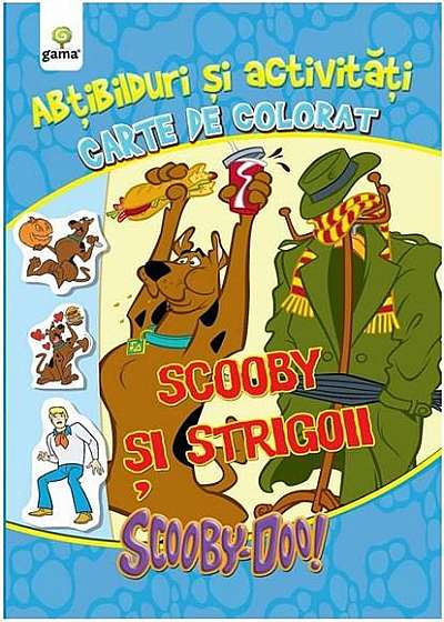 Scooby-Doo si strigoii - carte de colorat