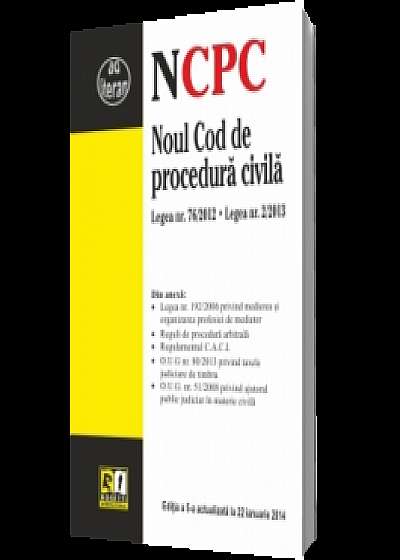 Noul Cod de procedura civila. Legea nr.192/2006 privind medierea. Reguli de procedura arbitrala.