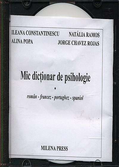 Mic dictionar de psihologie roman-francez-portughez-spaniol