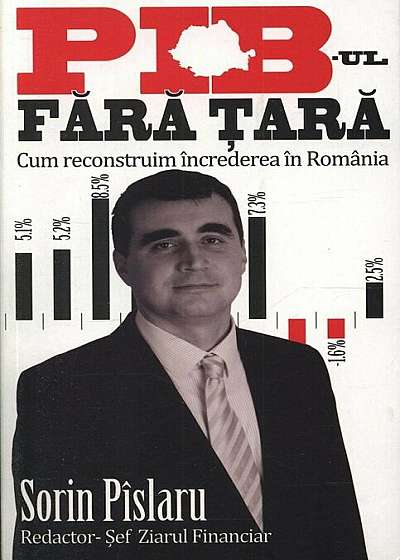Coperta cărții PIB-ul fara tara. Cum reconstruim increderea in Romania de Sorin Pislaru