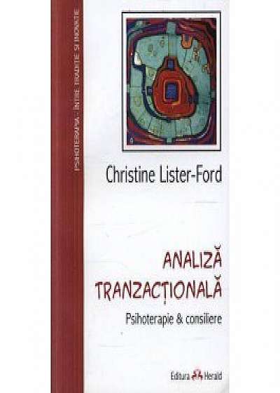 Analiza Tranzactionala. Psihoterapie & Consiliere