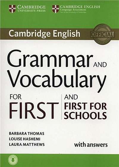 Grammar and Vocabulary for First and First for Schools - Book with Answers and Audio Download