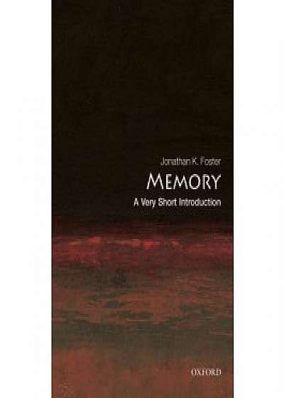 Coperta cărții Memory: A Very Short Introduction