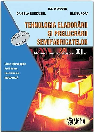 Tehnologia elaborarii si prelucrarii semifabricatelor. Manual (clasa a XI-a)