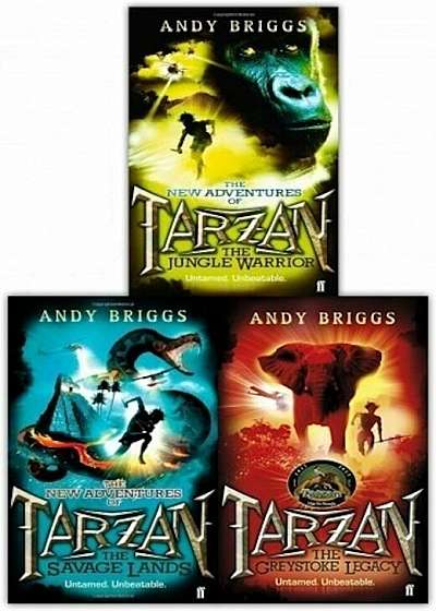 Andy Briggs Tarzan a Legend Reborn 3 Books Collection Set