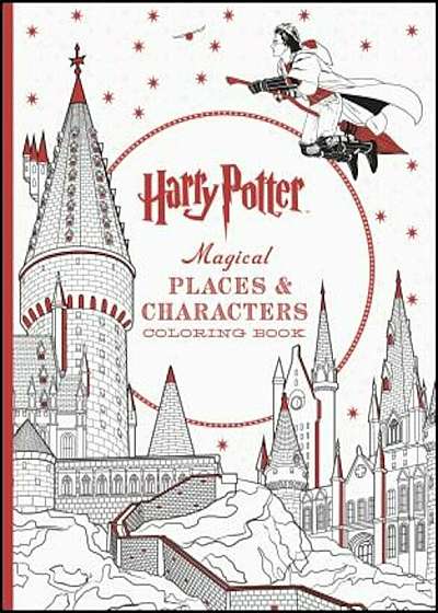 Harry Potter Magical Places & Characters Coloring Book, Paperback
