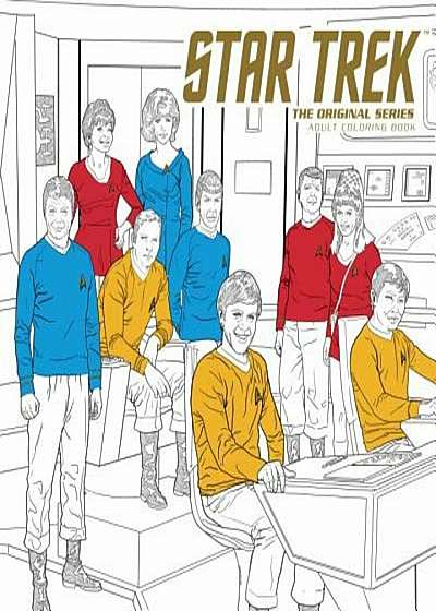 Star Trek: The Original Series Adult Coloring Book, Paperback