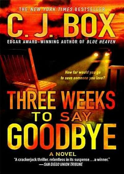 Three Weeks to Say Goodbye, Paperback