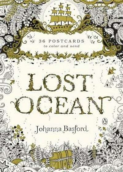 Lost Ocean: 36 Postcards to Color and Send, Paperback