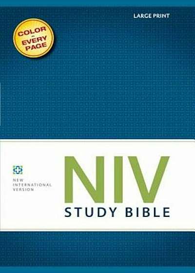 Study Bible-NIV-Large Print, Hardcover