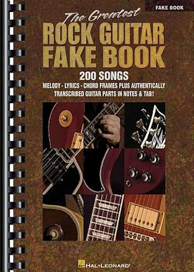 The Greatest Rock Guitar Fake Book, Paperback