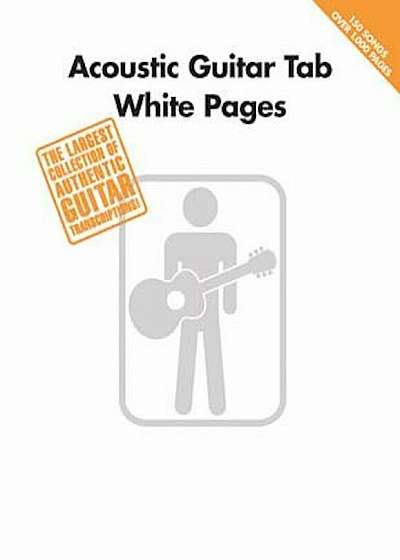 Acoustic Guitar Tab White Pages, Paperback