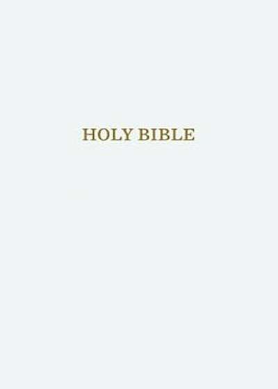KJV, Gift and Award Bible, Imitation Leather, White, Red Letter Edition, Paperback