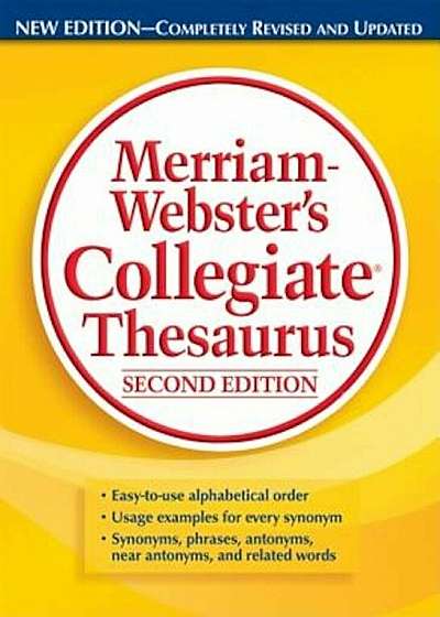 Merriam-Webster's Collegiate Thesaurus, Hardcover