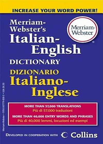 Merriam-Webster's Italian-English Dictionary, Paperback