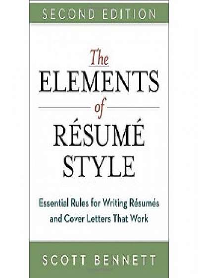 The Elements of Resume Style