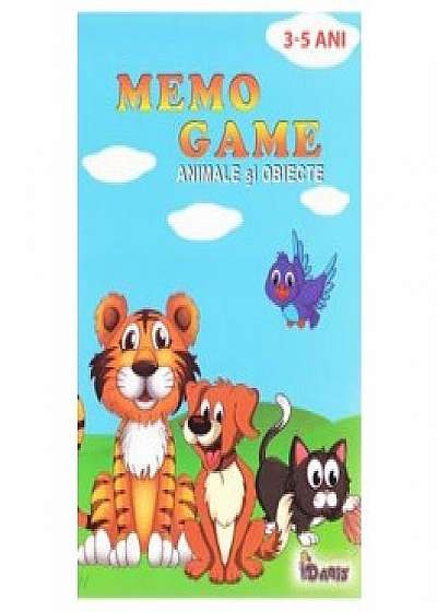 Memo Game - Animale si obiecte (3-5 ani)