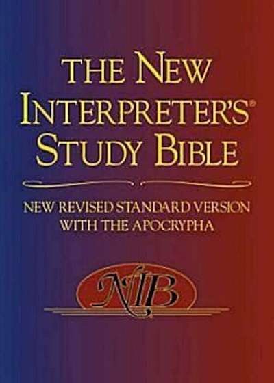 New Interpreter's Study Bible-NRSV, Hardcover