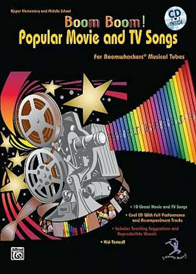 Boom Boom! Popular Movie and TV Songs for Boomwhackers Musical Tubes: Book & CD 'With CD', Paperback