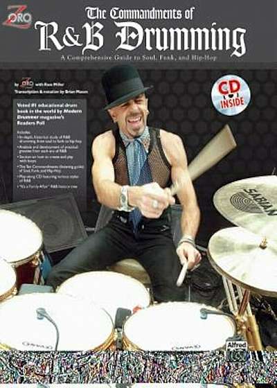 The Commandments of R&B Drumming: A Comprehensive Guide to Soul, Funk & Hip Hop, Book & CD, Paperback