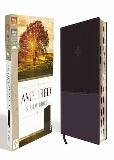 Amplified Study Bible, Imitation Leather, Purple, Indexed, Hardcover