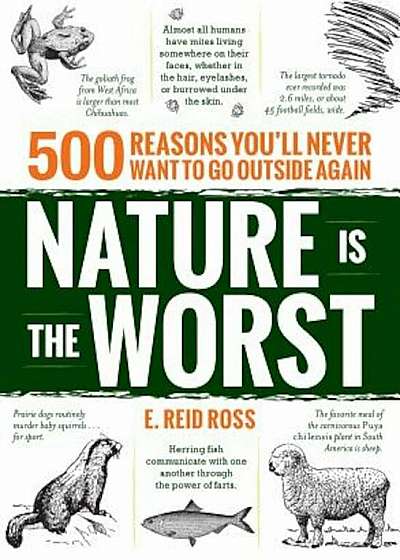 Nature Is the Worst: 500 Reasons You'll Never Want to Go Outside Again, Paperback