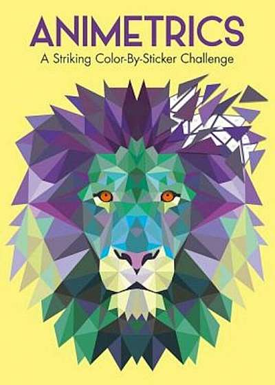 Animetrics: A Striking Color-By-Sticker Challenge, Paperback