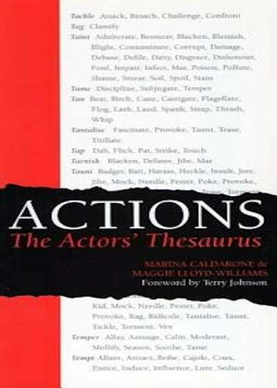 Actions: The Actors' Thesaurus, Paperback