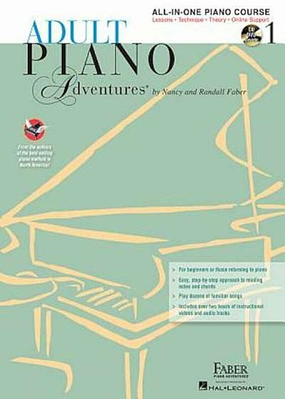 Adult Piano Adventures All-In-One Lesson Book 1: A Comprehensive Piano Course 'With 2 CDs', Paperback
