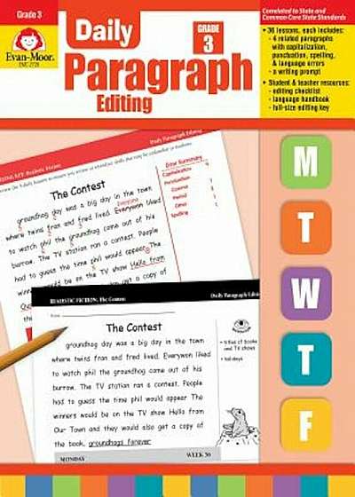 Daily Paragraph Editing, Grade 3, Paperback