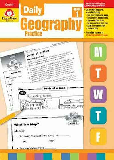 Daily Geography Practice: Grade 1, Paperback