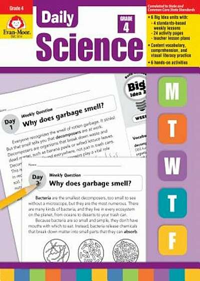Daily Science, Grade 4, Paperback