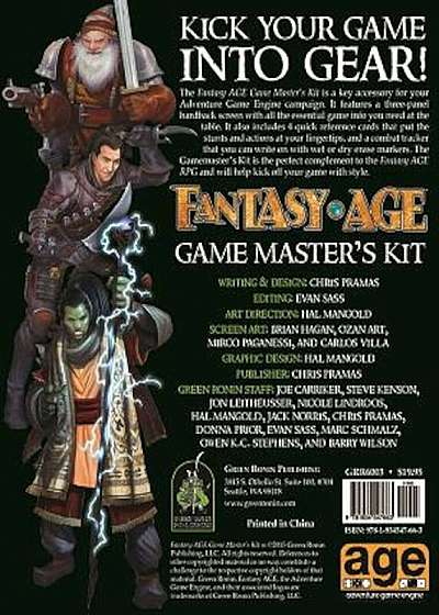 Fantasy Age Game Master's Kit, Hardcover