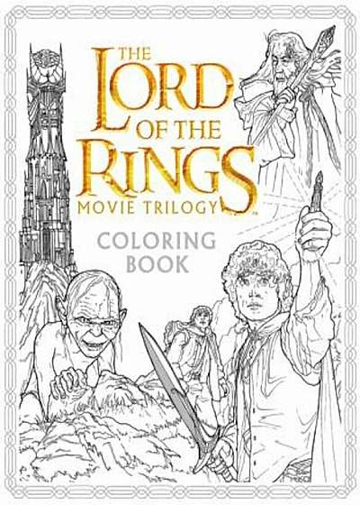 The Lord of the Rings Movie Trilogy Coloring Book, Paperback
