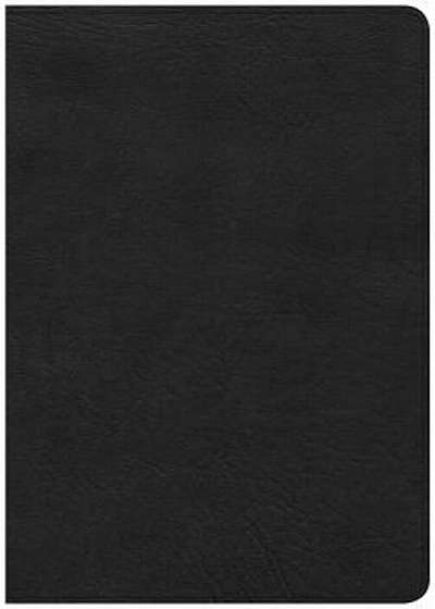 CSB Large Print Personal Size Reference Bible, Black Leathertouch, Hardcover