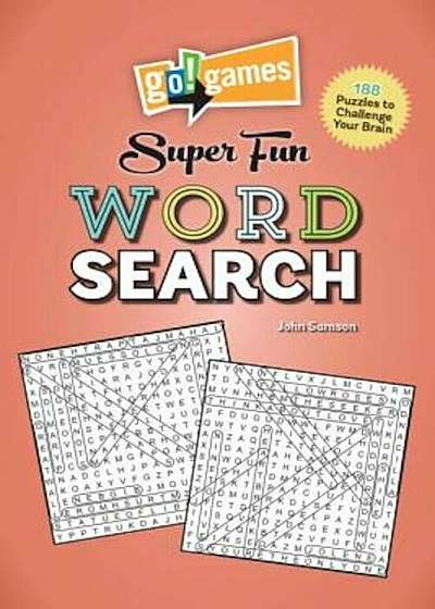 Go!games Super Fun Word Search: 188 Puzzles to Challenge Your Brain, Paperback