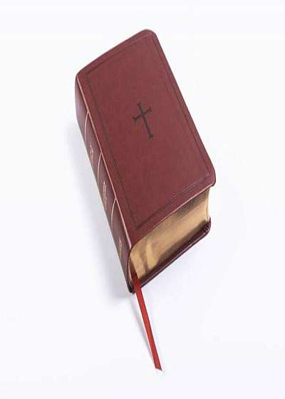 CSB Large Print Compact Reference Bible, Brown Leathertouch, Hardcover