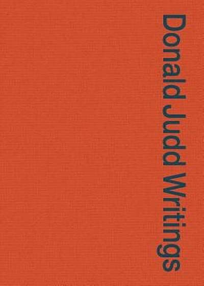 Donald Judd Writings, Paperback