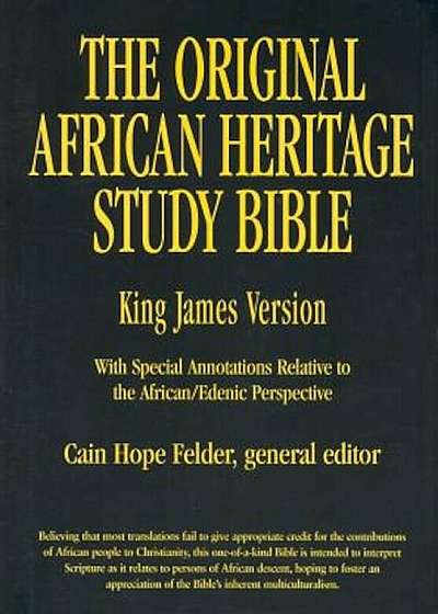 Original African Heritage Study Bible-KJV, Hardcover