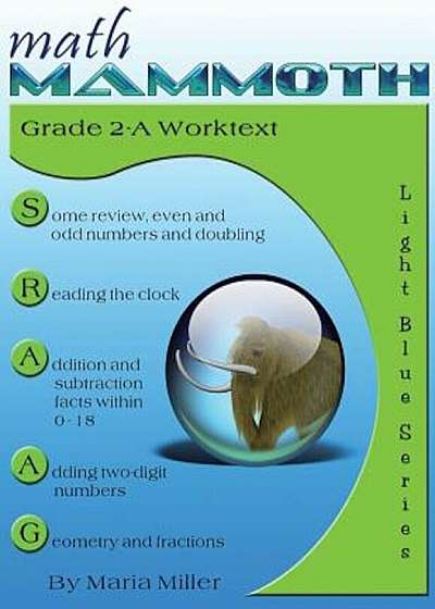 Math Mammoth Grade 2-A Worktext, Paperback