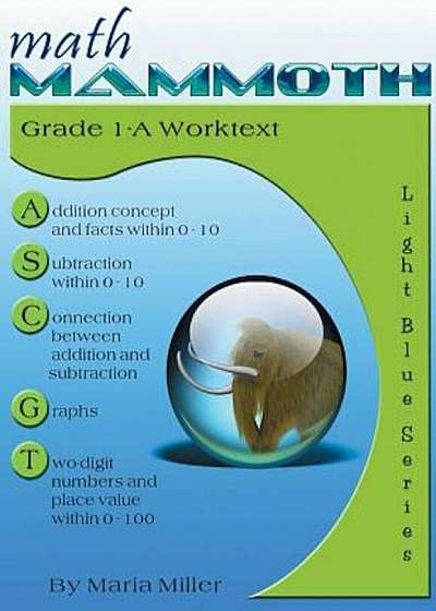 Math Mammoth Grade 1-A Worktext, Paperback