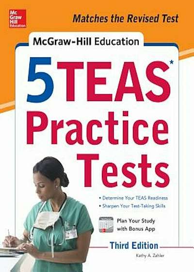 McGraw-Hill Education 5 Teas Practice Tests, Third Edition, Paperback