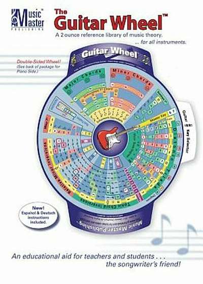The Guitar Wheel: A 2 Ounce Reference Library of Music Theory for All Instruments, Paperback